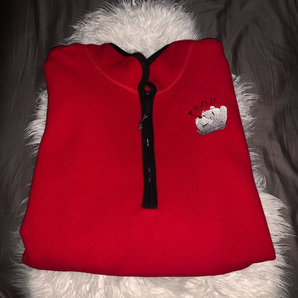 Vintage oversized quarter zip! ❤️
